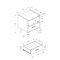 Monarch Specialties Accent Table, Side Table, Storage Drawer, Nightstand, Bedroom, Living Room, Black, Contemporary I 3667 - alternate 4