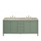 James Martin Vanities Chicago 72" Double Vanity, Smokey Celadon, w/ 3 CM Tajnar Eclos Top w/FreePower Wireless Charger 503-V72-SC-FTJR - alternate 1