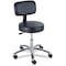 Safco Lab Stool with Back, Pneumatic Lift 3430BL - alternate 1