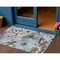 Homeroots 3' X 5' Taupe And Lilac Floral Washable Indoor Outdoor Area Rug 610998 - alternate 1