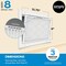 Simply 9x11.75x1 Merv 8, Pleated Air Filter, High Capacity, 4PK S-08-04-911751 - alternate 4