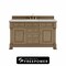 James Martin Vanities Brookfield 60 in. Single Vanity, Pecan w/ 3 CM Eternal Jasmine Pearl Silestone Top 547-V60S-PCN-FEJP - alternate 1