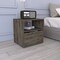 Homeroots 21" Brown Wood Nightstand 543649 - alternate 5