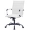 Leisuremod Harris High-Back Faux Leather Swivel Office Chair, Iron Frame HOTBL19WL - alternate 5
