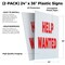 Signmission Help Wanted, Plastic Signs Only 24 Inch x 36 Inch, Corrugated Plastic, 2PK CSB-2436-2PACK-Help Wanted - alternate 2