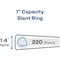 Avery reg HeavyDuty View Binder, 1 Slant Rings, 11 x 17 , White, White AVE72124 - alternate 2