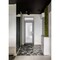 Vdomdoors Front Exterior Prehung FiberGlass Door Frosted Glass / Manux 8102 Grey Ash / Transom Window / Offic MANUX8102EXD-SS-W36 x H80+14-RH - alternate 2