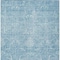 Homeroots 9' X 12' Sky Blue And Ivory Damask Washable Indoor Outdoor Area Rug 603363 - alternate 4