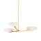 Corbett Lighting Malachite 36.25 in. Chandelier Vintage Gold Leaf 492-36-VGL - alternate 1