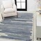 Jonathan Y Khalil Modern Berber Stripe Cream/Navy 3 ft. x 5 ft. Area Rug MOH207E-3 - alternate 4