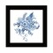 Homeroots Floral Calligraphy Sketches Black Framed Print Wall Art 530112 - alternate 2