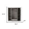 Homeroots Five Piec Gray Solid and Manufactured Wood Bedroom Set 596536 - alternate 4