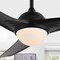 Jonathan Y Sully 52" 1-Light Contemporary Industrial Iron/Plastic Mobile-App/Remote-Controlled 6-Speed Propelle JYL9717A - alternate 12