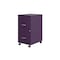 Space Solutions 14.25 in W 2 Drawer Mobile Vertical File Cabinet, Midnight Purple 25277 - alternate 8