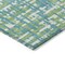 Homeroots 8' Turquoise Green And Ivory Round Abstract Washable Indoor Outdoor Area Rug 602601 - alternate 6