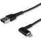 Startech.Com 6ft USB A to Lightning Cable Right Angle RUSBLTMM2MBR - alternate 1