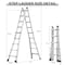 Wrightmaster 22 ft. Multi-Position Aluminum Ladder with Wheels, ANSI 300 lbs. Weight Rating ZR-201199 - alternate 5
