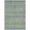 Homeroots 8' X 10' Teal Blue Gold And Taupe Southwestern Washable Indoor Outdoor Area Rug 615983 - alternate 5