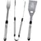 Omaha Barbecue Tool Set with Handle and Hanger, 1.9 mm Gauge, Stainless Steel Blade, Stainless Steel SHE94031L-B - alternate 1