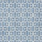 Homeroots 9' X 12' Denim Blue And Ivory Geometric Washable Indoor Outdoor Area Rug 594849 - alternate 4
