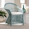 Bali & Pari Casilda Bohemian Light Blue Braided Rattan Arm Chair 250-13869-ZORO - alternate 8