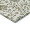 Homeroots 8' Ivory Green And Brown Round Floral Washable Indoor Outdoor Area Rug 603469 - alternate 6