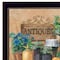 Homeroots Antiques and Herbs Black Framed Print Kitchen Wall Art 415970 - alternate 4