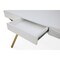 Homeroots 43" White and Gold Writing Desk 543766 - alternate 4