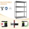 Shuntong Atlas 4-Tier 48 in.W x 24 in.D x 72 in.H Heavy Duty Garage Shelving Unit Load 12000 Lbs, Gray Vein ATLAS482472-4G3000 - alternate 3