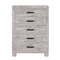 Homeroots 48" Gray Wood Five Drawer Dresser 564696 - alternate 1