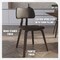 Leisuremod Modern Wooden Dining Chair, Dark Walnut Color Frame in Brown, Clivo Collection CDDW-18BR - alternate 5