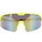 Bouton Optical Enhanced Coverage Half-Frame Safety Glasses, w/Hi-Vis Green Frame, Silver Mirror Plus PRO Lens, and An 250-41-0004 - alternate 3