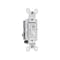 Pass & Seymour Toggle Switch, 15 A, 120 VAC, 3-Position, Thermoplastic Housing Material 663WGTU - alternate 2