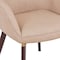 Leisuremod Elias Dining Chair Upholstered in Leather Velvet and Powder Coated Iron Legs EDC21LTP - alternate 6