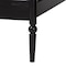Baxton Studio Lucera Bobbin Daybed, Wooden Spindle Bed Frame, Twin, Black 263-14372-ZORO - alternate 3