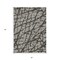 Homeroots 5' X 8' Gray and Black Abstract Washable Non Skid Indoor Outdoor Area Rug 559275 - alternate 6