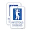 Signmission Infectious Diseases, 18'' X 24'' 2 Signs, Heavy Gauge Aluminum, 2PK A-1824-2PACK-25573 - alternate 1