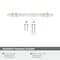 Amerock Carrione 5-1/16 inch 128mm Center-to-Center Marble White/Champagne Bronze Cabinet Pull BP36649MWCZ - alternate 3