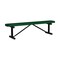 Leisure Craft Portable, Bench w/o Back, 6ft., Black/Green B6XPP-BLACK GREEN - alternate 1