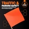 Xpose Safety Orange Safety Flags, 18x18 in with 24 in Wood Staff, Warning/Wide Load Flags, 4-Pack, 4PK WF24-18-4-X - alternate 5