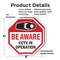 Signmission Be Aware CCTV In Operation, 6 inch X 6 inch, Plastic Sign, 2PK OC-P-2PACK-6-32 - alternate 4