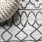 Jonathan Y Kafel Tribal Bohemian Ivory/Black 4 ft. x 6 ft. Indoor/Outdoor Area Rug SMB130E-4 - alternate 5
