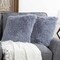Lavish Home 18-Inch Faux Fur Pillows 4-Pack Square Decor ative Pillow Insert and Shag Cover Set SH-BUND159 - alternate 3