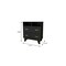 Homeroots 32" Black Wood Two Drawer Dresser 534952 - alternate 4