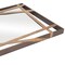 Homeroots 32" Gold And Black Steel Framed Accent Mirror 524078 - alternate 4