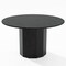 Homeroots 52" Black Solid Wood Pedestal Base Round Top Dining Table 721050 - alternate 3