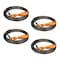 Mytee Products 4 Pk Wire Rope Steel Core Winch Cable 3/8inx100ft Self-Locking Swivel Hook 14400 lbs BS, 4PK WW38-100x4 - alternate 4