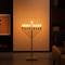 Vintiquewise Chabad Style Gold Finish Hanukkah Menorah for Entryway, Living Room, Office, and Kitchen with LED QI004693.GD - alternate 7