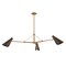 Troy Lighting Andersen 3 Light Chandelier, Patina Brass and Bronze, 49.5 In x 18.5 In F4350-PBR/BRZ - alternate 1