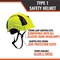 Malta Dynamics Safety Helmet, Polyethylene, Ratchet, Yellow, Fits Hat Size One Size Fits Most HTY1100 - alternate 6